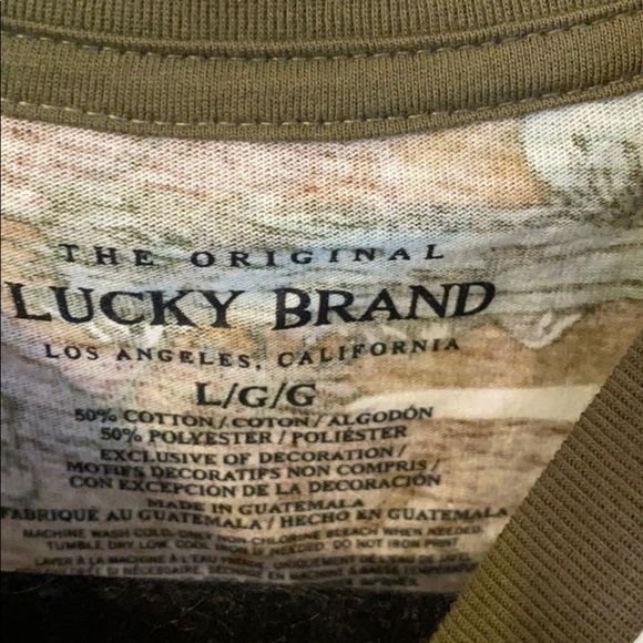 NWOT Lucky Brand camo Tshirt - Picture 5 of 9